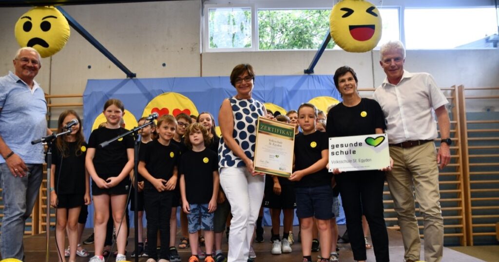 &bdquo;Gesundes Qualit&auml;tssiegel&ldquo; f&uuml;r die Volksschule St. Egyden