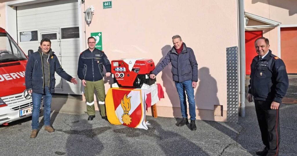 Die FF St. Egyden trifft Vorsorge f&uuml;r ein Blackout